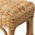 Avery Natural Rattan Padded Bench close up