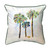 Holiday Three Palms Pillow