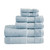 Turkish Cotton Light Blue Bath Towel Set