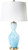 Pacifica Blue Waves Glass Lamp