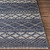 Navy Alhambra Woven Jute Rug corner