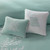 Aqua Blue Coastline Comforter Collection deco pillow 1