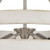 Brigantine 5-Light Wide Chandelier in Weathered White close up 2