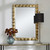 Haya Gold Scallop Mirror room view 1