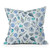 Sea Blue Tropical Shells Indoor-Outdoor Throw