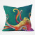 Mardi Gras Octopus Indoor-Outdoor Pillow