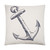 Navy Adrift At Sea Nautical Luxury 24 x 24 Pillow