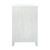 La Jolla Cream-White 2-Door Cabinet with Seagrass Woven Fronts side view