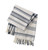 Encinitas Ink Blue Striped Woven Throw