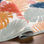 Los Cerritos Bright Palms Cabo Area Rug close up 2