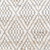 Trinidad Diamond Ivory Woven Jute Area Rug close up