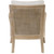 Encore Light Wash Cane Woven Accent Chair back view