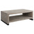 Avila Carved White Washed Coffee Table angle view