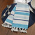 Coastal Blues Woven Stripe Dishtowels- Set of Two lifestyle