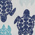 Parade of Sea Turtle Napkins - Set of Four close up pattern
