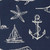 Adventure at Sea 15 x 54 Navy Blue Table Runner