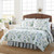 Atlantic Boardwalk Queen Size Bedskirt on bed