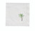 Embroidered Palm Tree Napkins - Set of Four