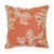 Sunset Coral Design Edge Pillow