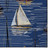 Regatta Sail Blue Indoor-Outdoor Washable Rug close up pattern