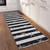 Surfside Midnight Stripes and Starfish Indoor-Outdoor Rug kitchen