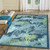 Ocean Lapis Coral Garden Indoor-Outdoor Area Rug indoor view