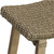 Cambria Natural Woven Counter Stool close up