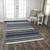 Villa Starboard Stripes Looped Pile Rug entry way