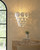 Tulum White Sand Dollar Chandelier in room example