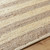 Athena Ivory Stripe Natural Jute Area Rug edge