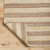 Athena Ivory and Tan Stripe Natural Jute Area Rug