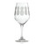 Fresh Pineapple Engraved Set of Four Large Wine Glasses single glass