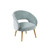Medina Seafoam Open Back Accent Chair angle view