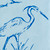 Marsh Blue Heron Cottage Pillow close up