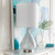 Oak Bay Blue Marbled Ceramic Table Lamp room idea