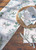 Beach Frost Holiday 15 x 54 Linen Table Runner table view