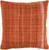 Mariana Rust Red Decorative Throw Pillow back of pillow