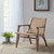 Clearwater Natural Rattan Woven Accent Chair living room view