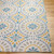 Barbados Beach Medallion Tiles Area Rug corner close up