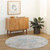 Westport High-Low Sculpted Indoor Rug round rug room view
