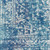 Amalfi Vintage Blue and Aqua Area Rug close up 1