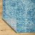 Amalfi Vintage Blue and Aqua Area Rug backing