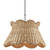 Annabelle Scalloped Woven Rattan Large Chandelier.2