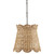 Annabelle Scalloped Woven Rattan Small Pendant