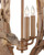 Stunning Driftwood Orb Chandelier close up