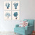 Indigo Reef Blue Coral Framed Prints - Set of 4 room idea