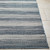 Hampton Sea Blue Stripes Area Rug corner