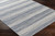 Hampton Sea Blue Stripes Area Rug floor