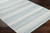 Hampton Seafoam Stripes Area Rug floor view