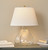 Clear Pescadero Glass Table Lamp  room example